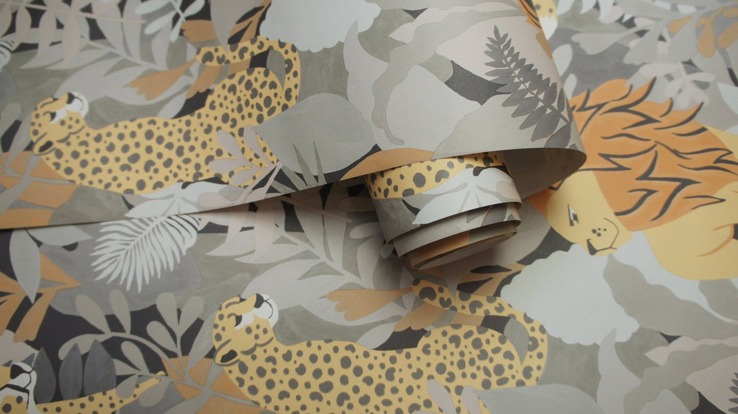 Animal Kingdom Wallpaper - Neutral - Holden Décor - 13072 - Premier Wallcovering