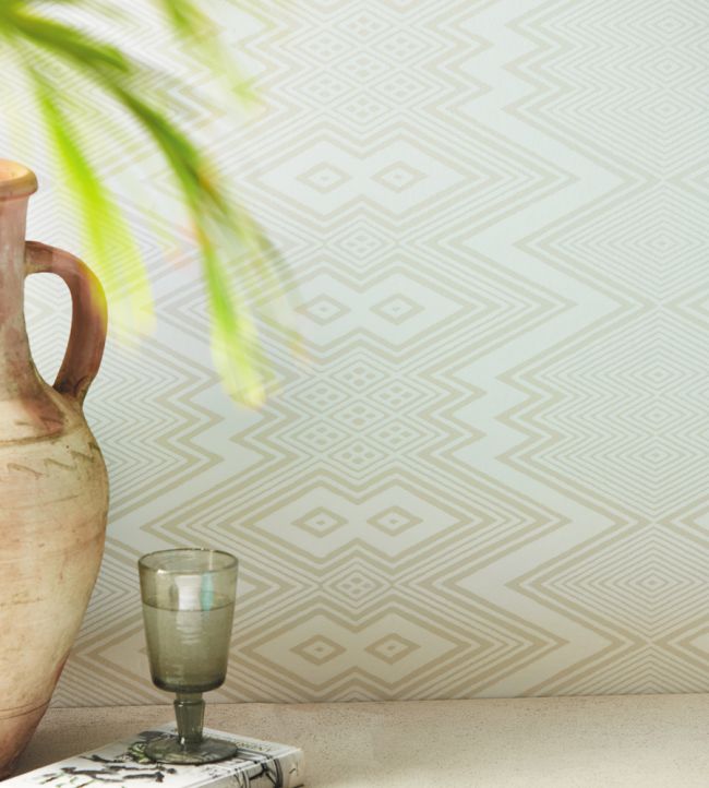 Ankara Wallpaper - Sail Cloth/ Diffused Light - HQN2112847 - Harlequin - Premier Wallcovering