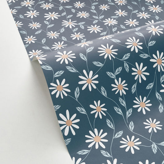 Anna Wallpaper - Bleu Ciel - Caselio - 103126100 - Premier Wallcovering