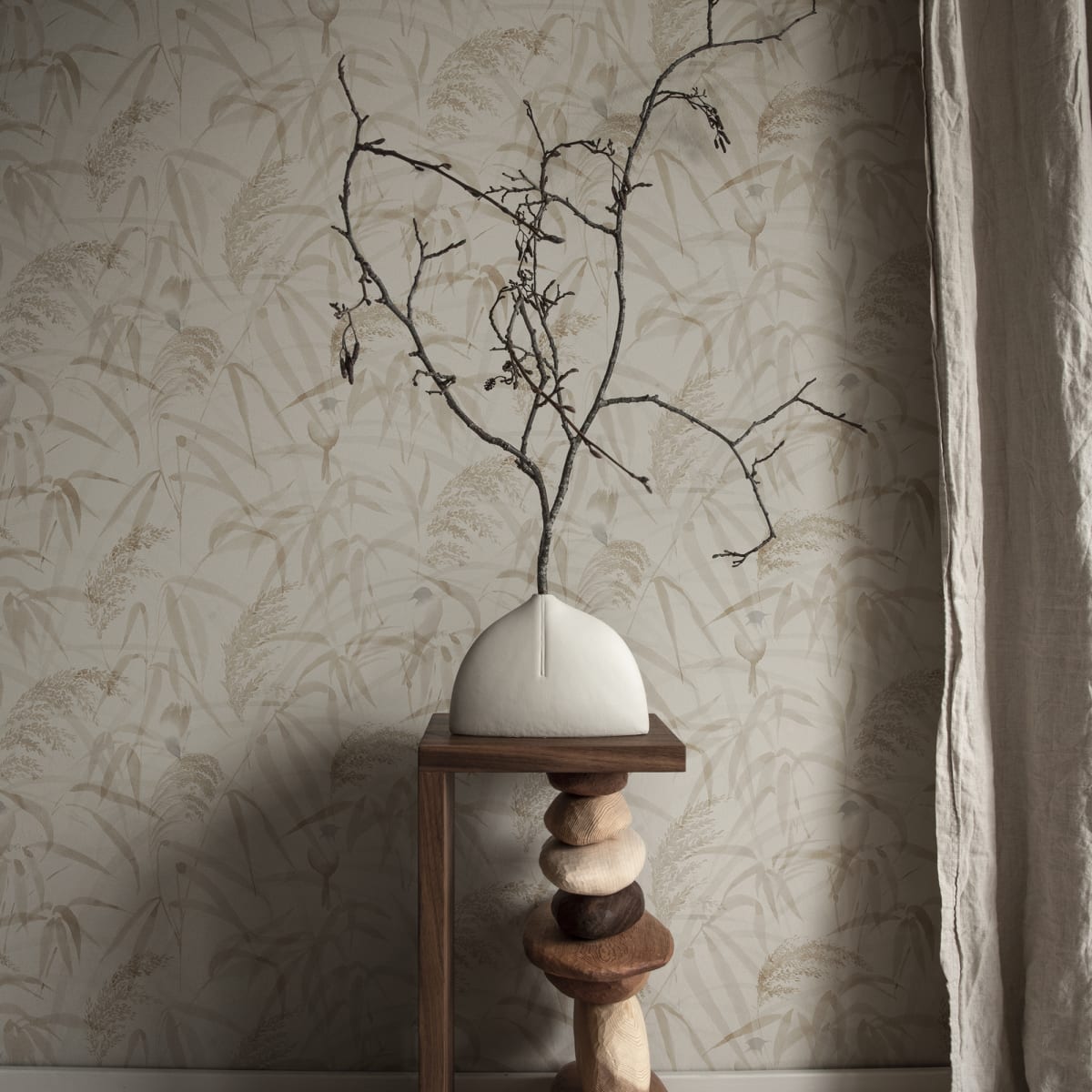 Anna Wallpaper - Hazel - Sandberg - S10110 - Premier Wallcovering