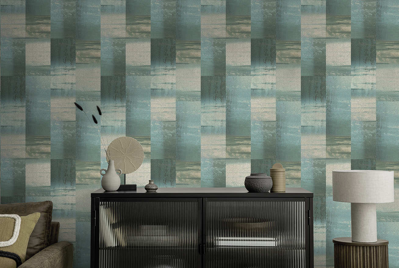 Aokari Bead Wallpaper - Blue - Holden Décor - 99419 - Premier Wallcovering
