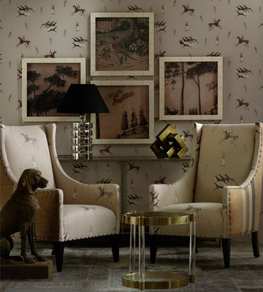 Apache Wallpaper - Sienna - Andrew Martin - KKAPASI - Premier Wallcovering