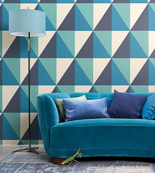 Apex Grand Wallpaper - Red, Sand & Soot - 105/10041 - Cole & Son - Premier Wallcovering