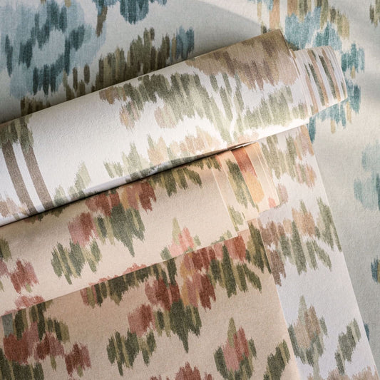 Apothecary Rose Wallpaper - Ether Blues - Sanderson - DHIP217496 - Premier Wallcovering