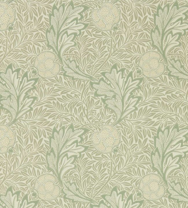 Apple Wallpaper - Bay Leaf - 216689 - Morris & Co - Premier Wallcovering