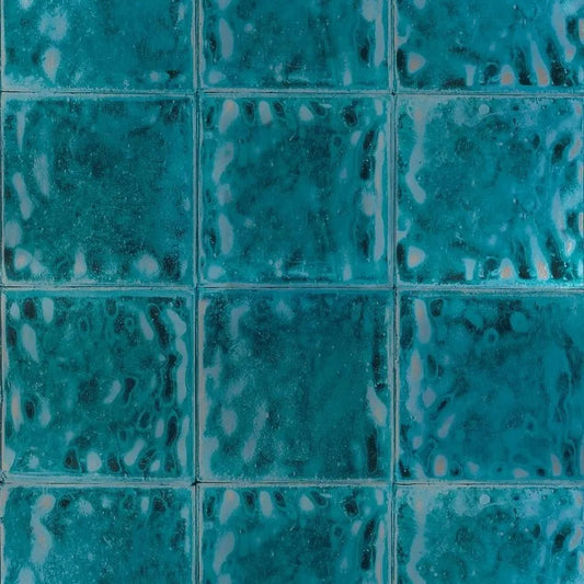 Aquarelle Wallpaper - Turquoise - PDG646/02 - Designers Guild - Premier Wallcovering