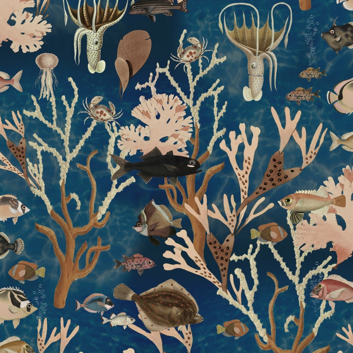 Aquarium Wallpaper - Ocean - Rebel Walls - R18033 - Premier Wallcovering