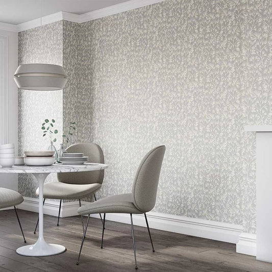 Arabella Wallpaper - Grey - Ohpopsi - JRD50114W - Premier Wallcovering