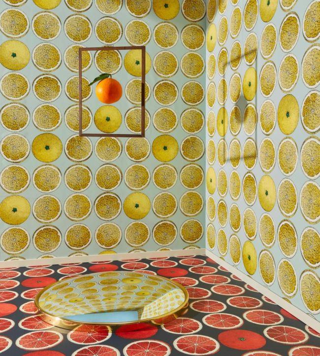Arance Wallpaper - Blood Orange & Ink - 114/24046 - Cole & Son - Premier Wallcovering