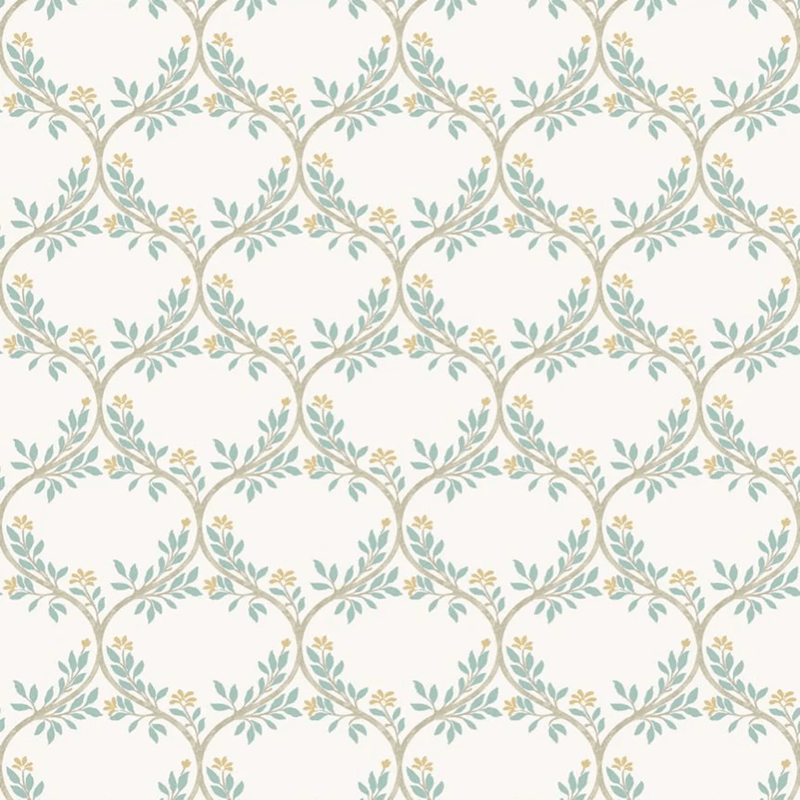 Arber Wallpaper - Blue - Nina Campbell - NCW4495-03 - Premier Wallcovering