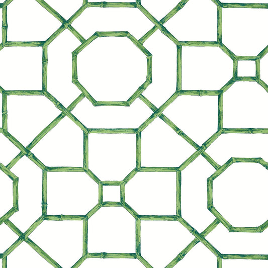 Arbor Wallpaper - Emerald - Thibaut - T13677 - Premier Wallcovering