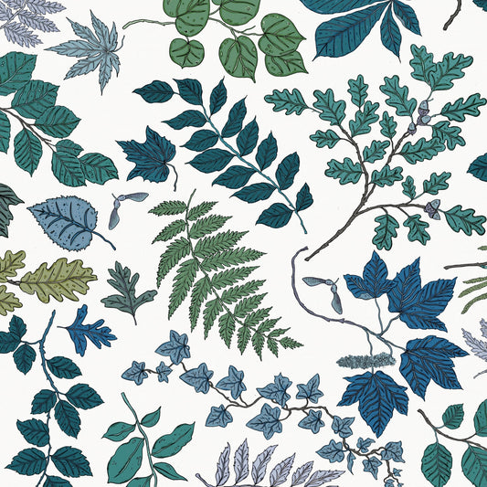 Arbor Wallpaper - Azure - Wear The Walls - ARAB807652 - Premier Wallcovering