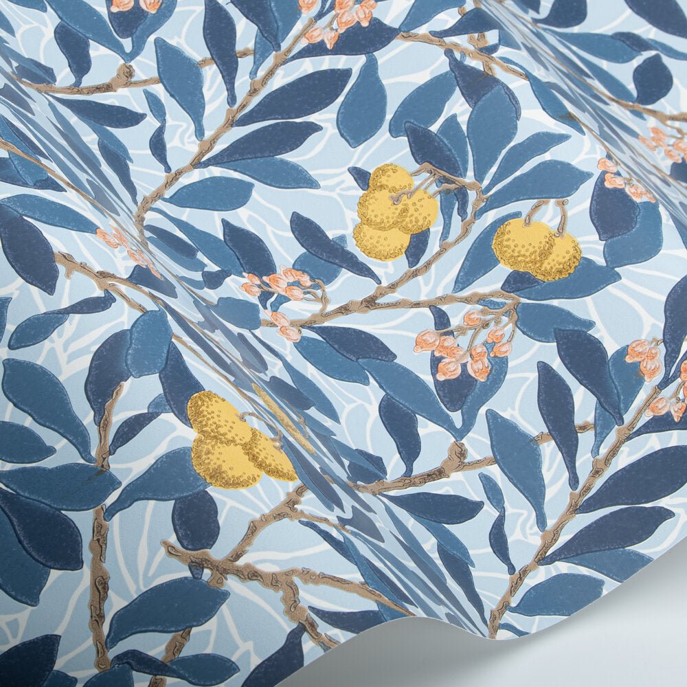 Arbutus Wallpaper - Sunflower - 217376 - Morris Wallpaper WD - Premier Wallcovering