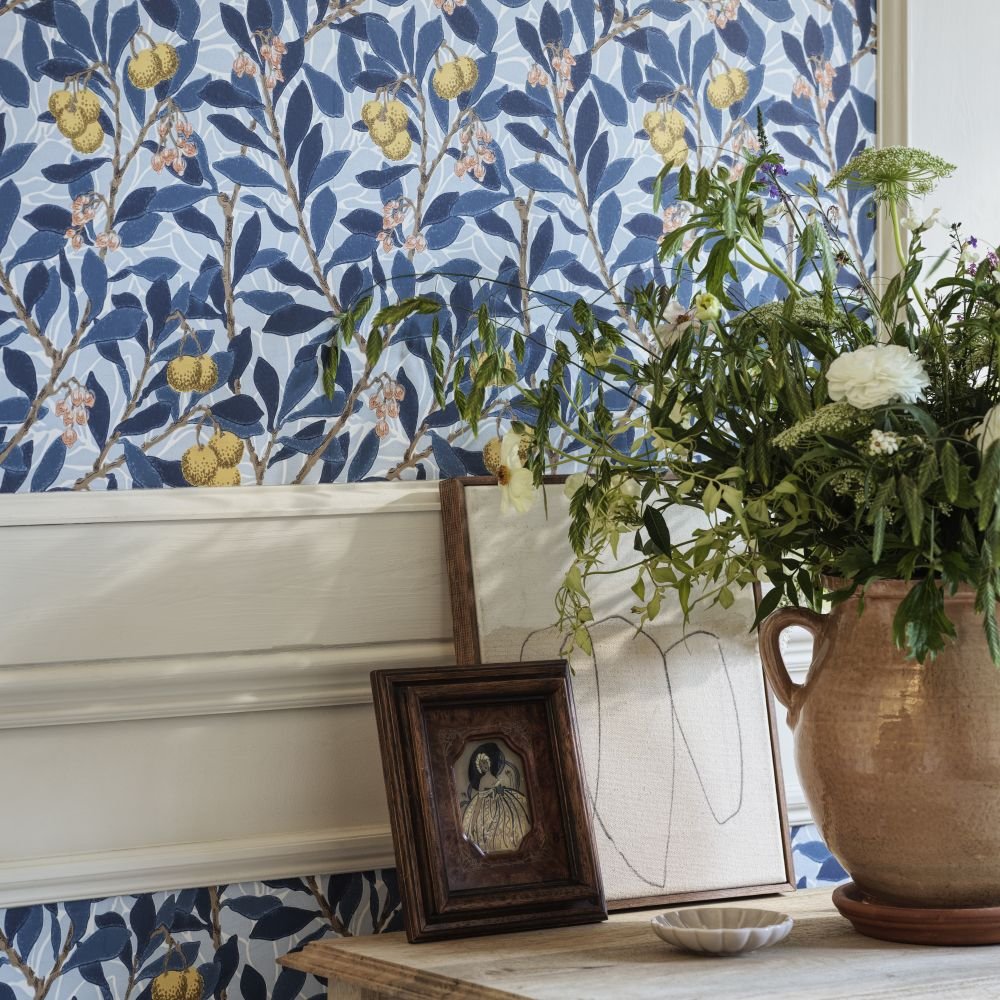 Arbutus Wallpaper - Sunflower - 217376 - Morris Wallpaper WD - Premier Wallcovering