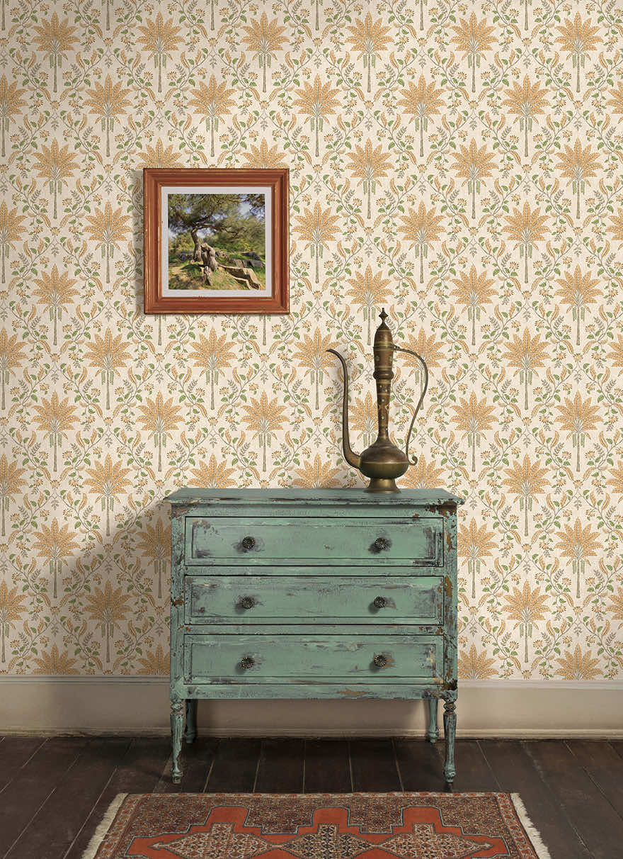 Ariara Wallpaper - Orange - Holden Décor - 91793 - Premier Wallcovering