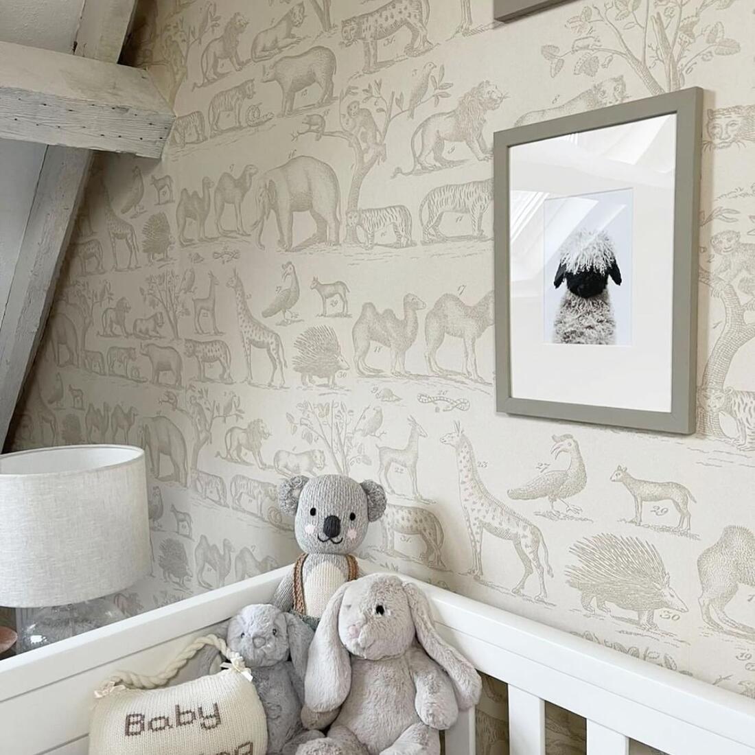 Ark Wallpaper - Sand - Andrew Martin - MUSARSA - Premier Wallcovering