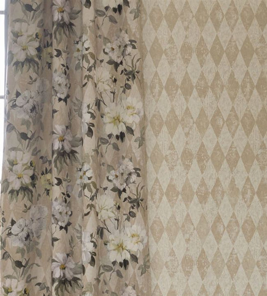 Arlecchino Wallpaper - Ivory - PDG1090/01 - Designers Guild - Premier Wallcovering
