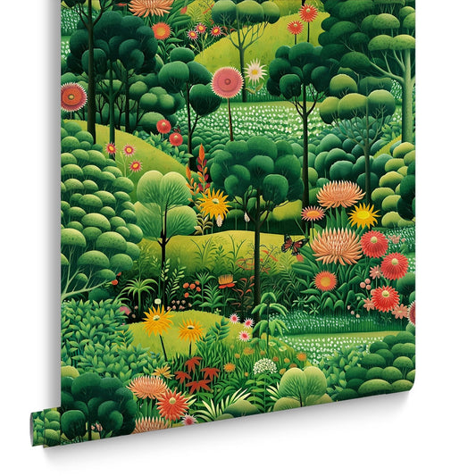Arley Garden Wallpaper - Day - Graham & Brown - 127924 - Premier Wallcovering