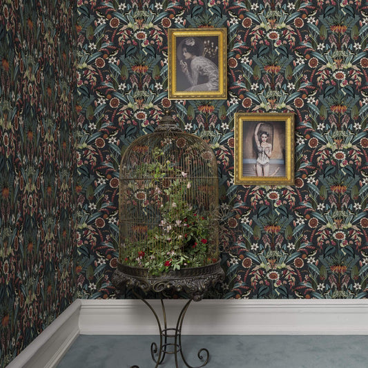 Arlon Wallpaper - Teal - Rebel Walls - R17541 - Premier Wallcovering