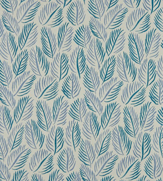 Armature Feuilles Wallpaper - Cobalt - Christopher Farr Cloth - CFW110 - 02 - Premier Wallcovering
