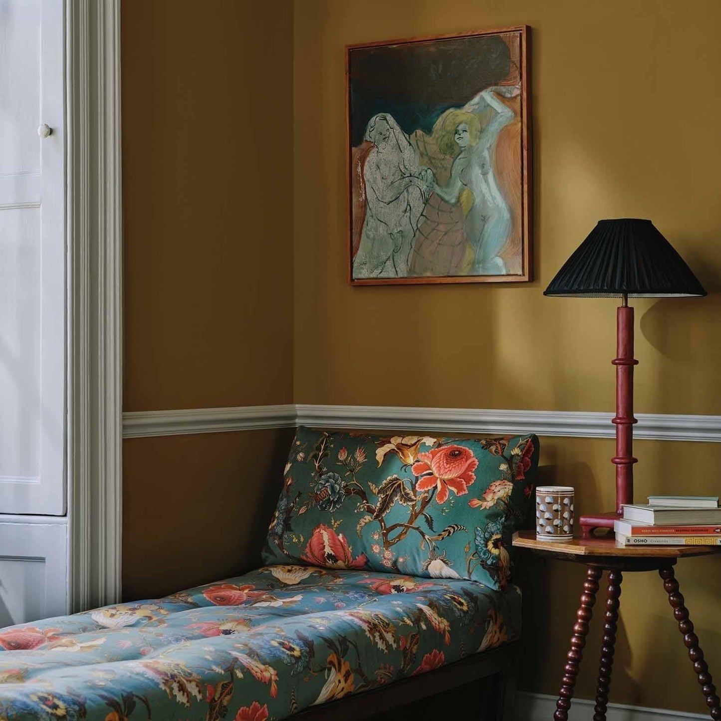 Artemis Velvet Fabric - Petrol - House of Hackney - 1-FA-ART-VE-PET-XXX-XXX - Premier Wallcovering