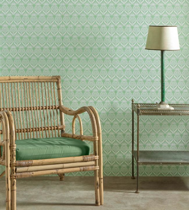 Artichoke Thistle Wallpaper - Spring Green - BG1900202 - Barneby Gates - Premier Wallcovering