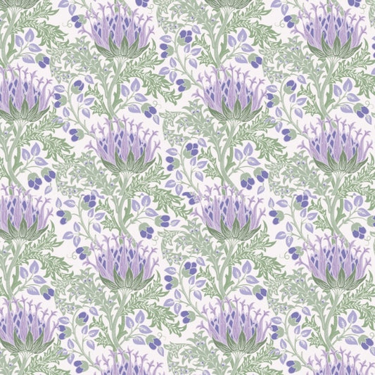 Morris Collections - 1110 - Artichoke Wallpaper - Lavender Purple - Premier Wallcovering
