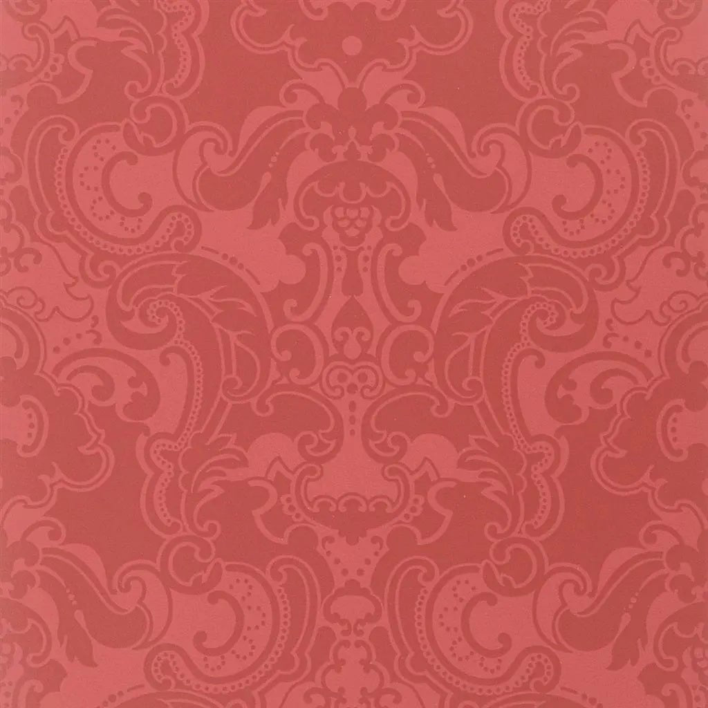 Arundale Wallpaper - Crimson - Designers Guild - Royal Collection - PQ004/06 - Premier Wallcovering