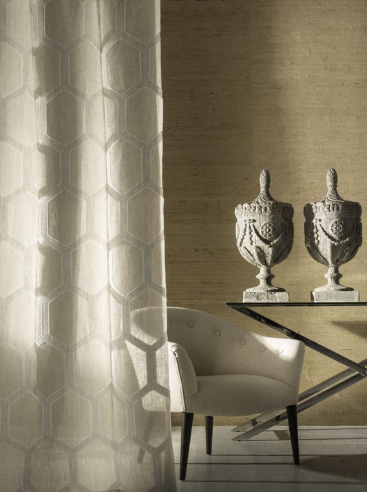 Ashanti Wallpaper - Bark - Andrew Martin - ECASBA - Premier Wallcovering