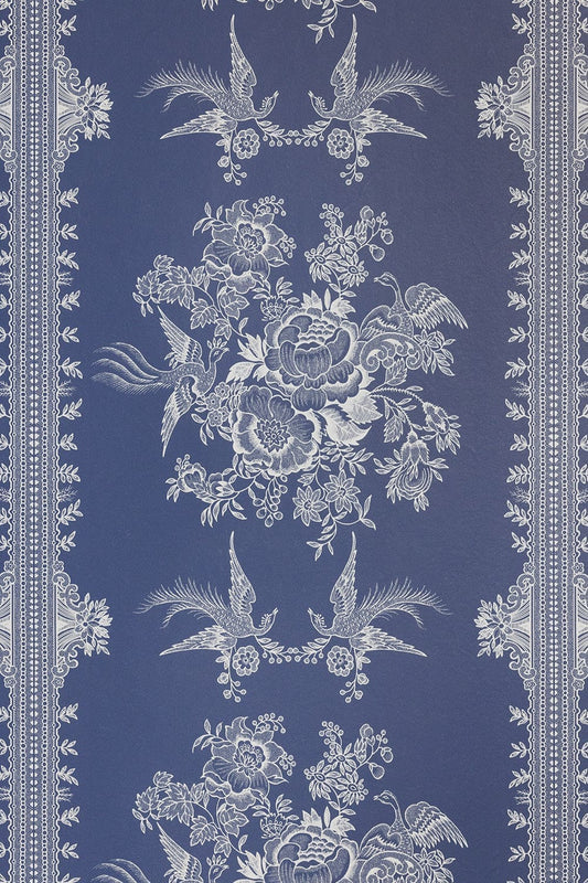 Asiatic Pheasant Wallpaper - Navy - BG2900201 - Barneby Gates - Premier Wallcovering