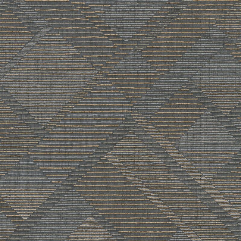 Asperia Klee Geometric Wallpaper - Blue/Gold - Grandeco - A55401 - Premier Wallcovering