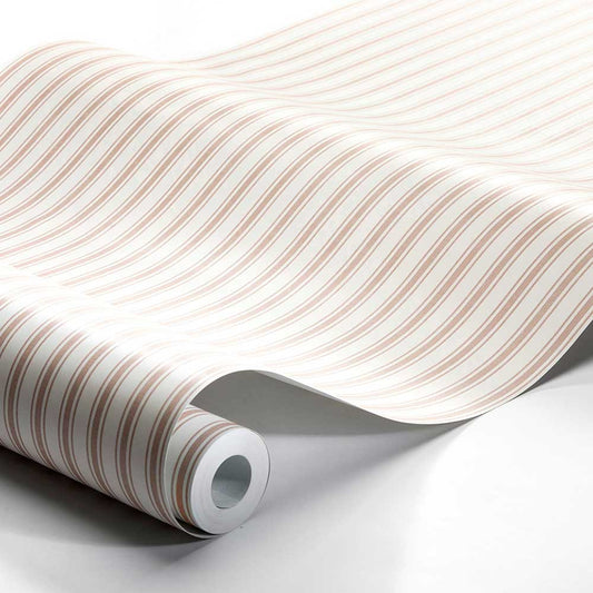 Aspo Stripe Wallpaper - Red - Boråstapeter - 8869 - Premier Wallcovering