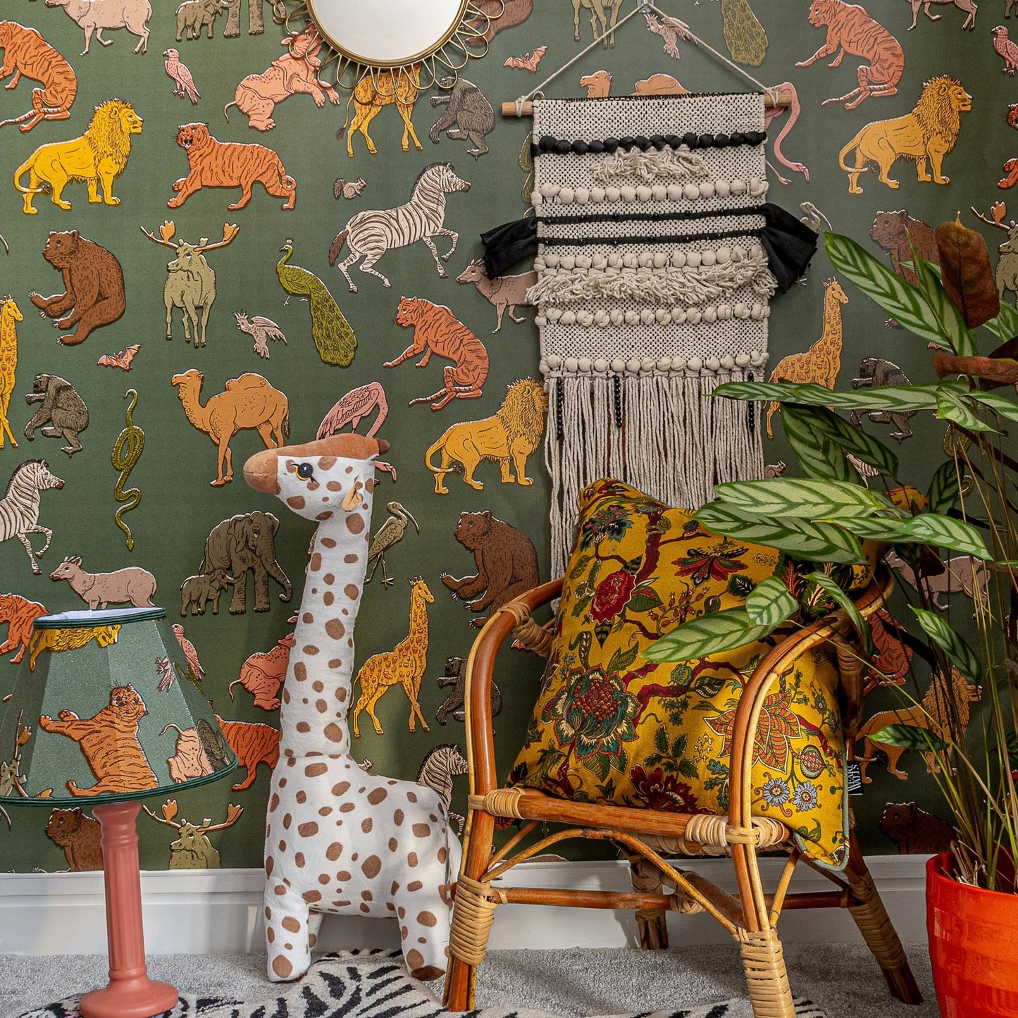 Assemble Wallpaper - Khaki-Green - Wear The Walls - ASKG894152 - Premier Wallcovering