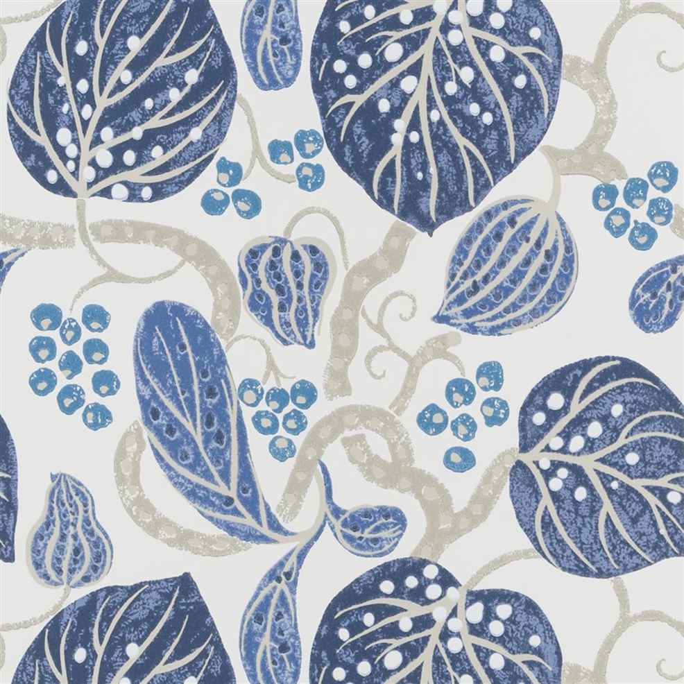 Astasia Wallpaper - Indigo - William Yeoward - PWY9002/01 - Premier Wallcovering