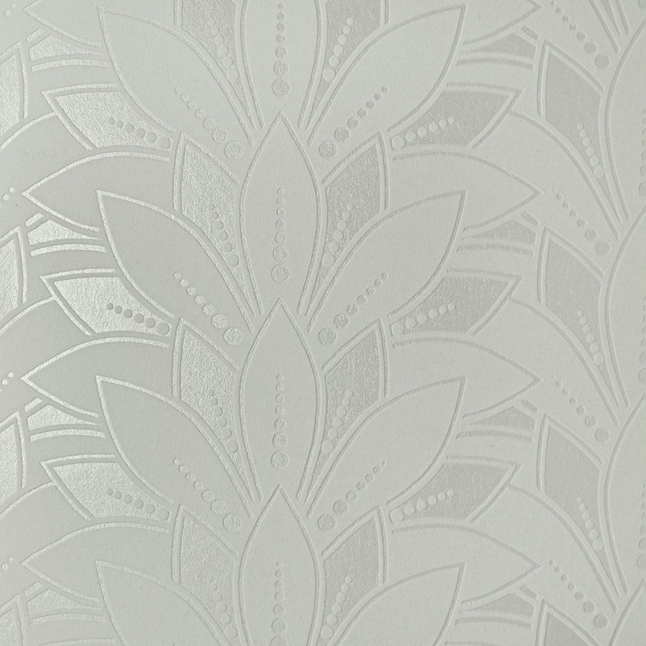 Astoria Flock Wallpaper - Ivory - 1838 wallcoverings - 1907 - 139 - 02 - Premier Wallcovering