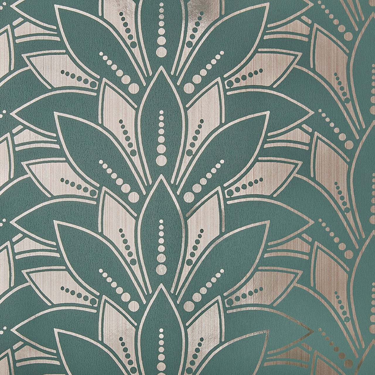 Astoria Foil Wallpaper - Neo Mint - 1838 wallcoverings - 1907 - 139 - 05 - Premier Wallcovering