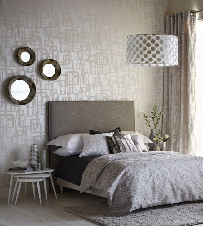 Asuka Wallpaper - Pearl/Chalk - HMOW110904 - Harlequin - Premier Wallcovering
