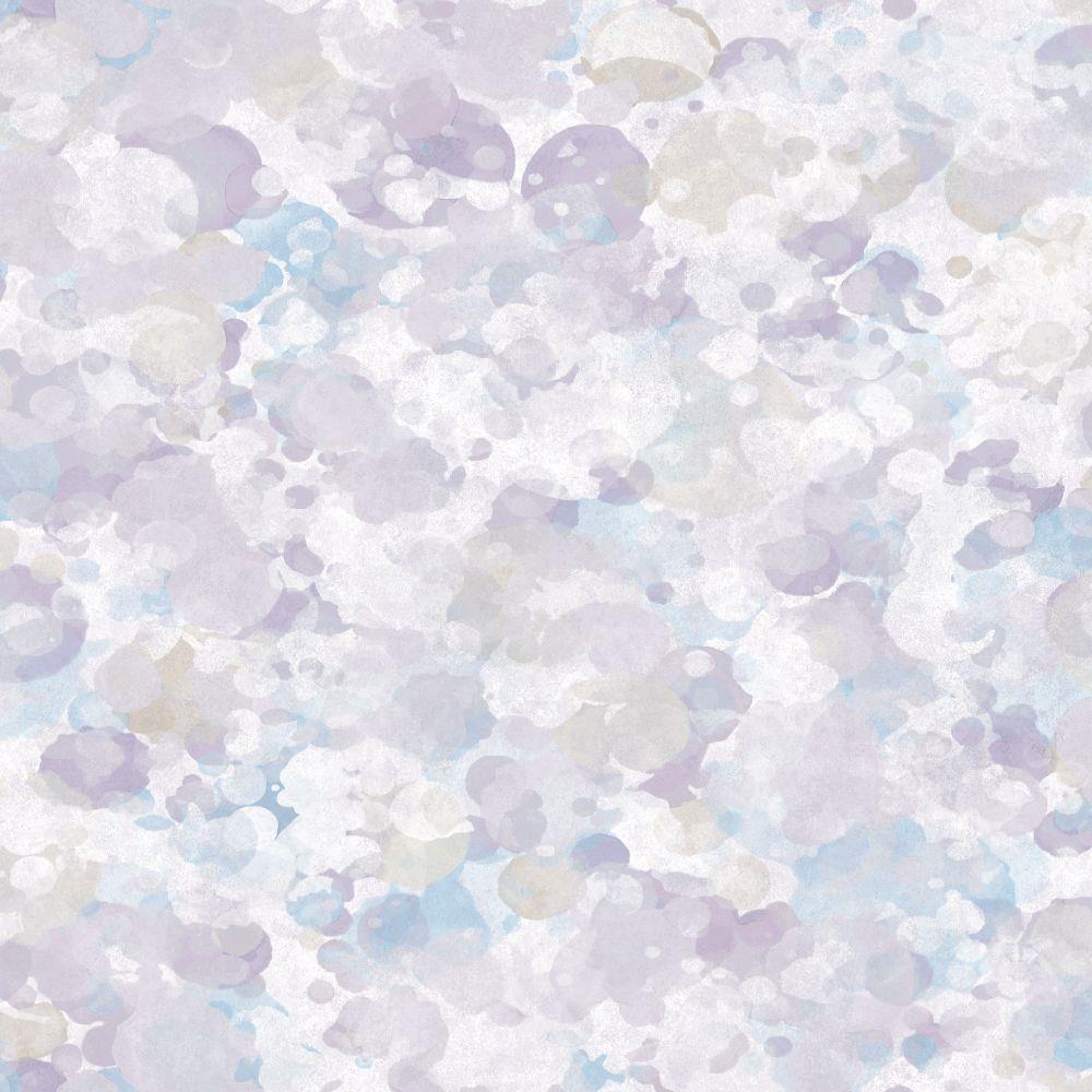 Atmosphere Bubble Up Wallpaper - Purple - Galerie - G78237 - Premier Wallcovering