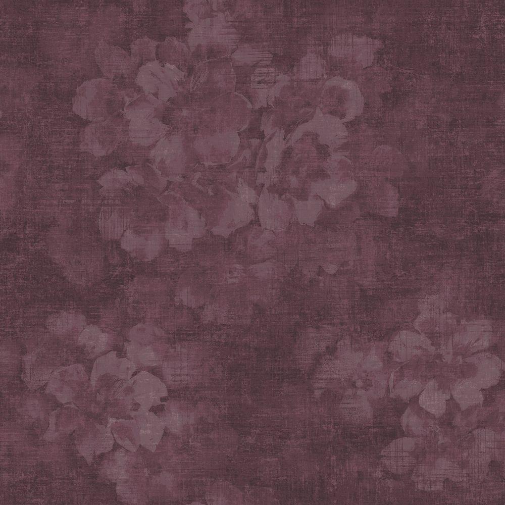 Atmosphere Mystic Floral Wallpaper - Magenta - Galerie - G78261 - Premier Wallcovering