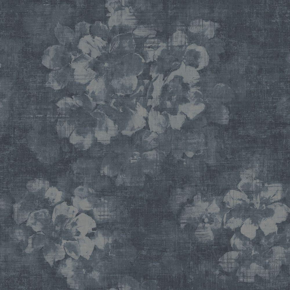 Atmosphere Mystic Floral Wallpaper - Blue - Galerie - G78258 - Premier Wallcovering