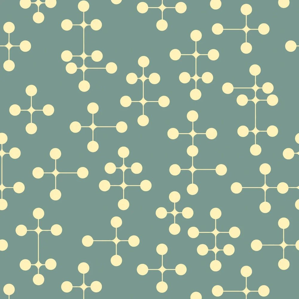 Atomic Dream Wallpaper - Seas the Day & Buttercream - Lust Home - LH900571 - Premier Wallcovering