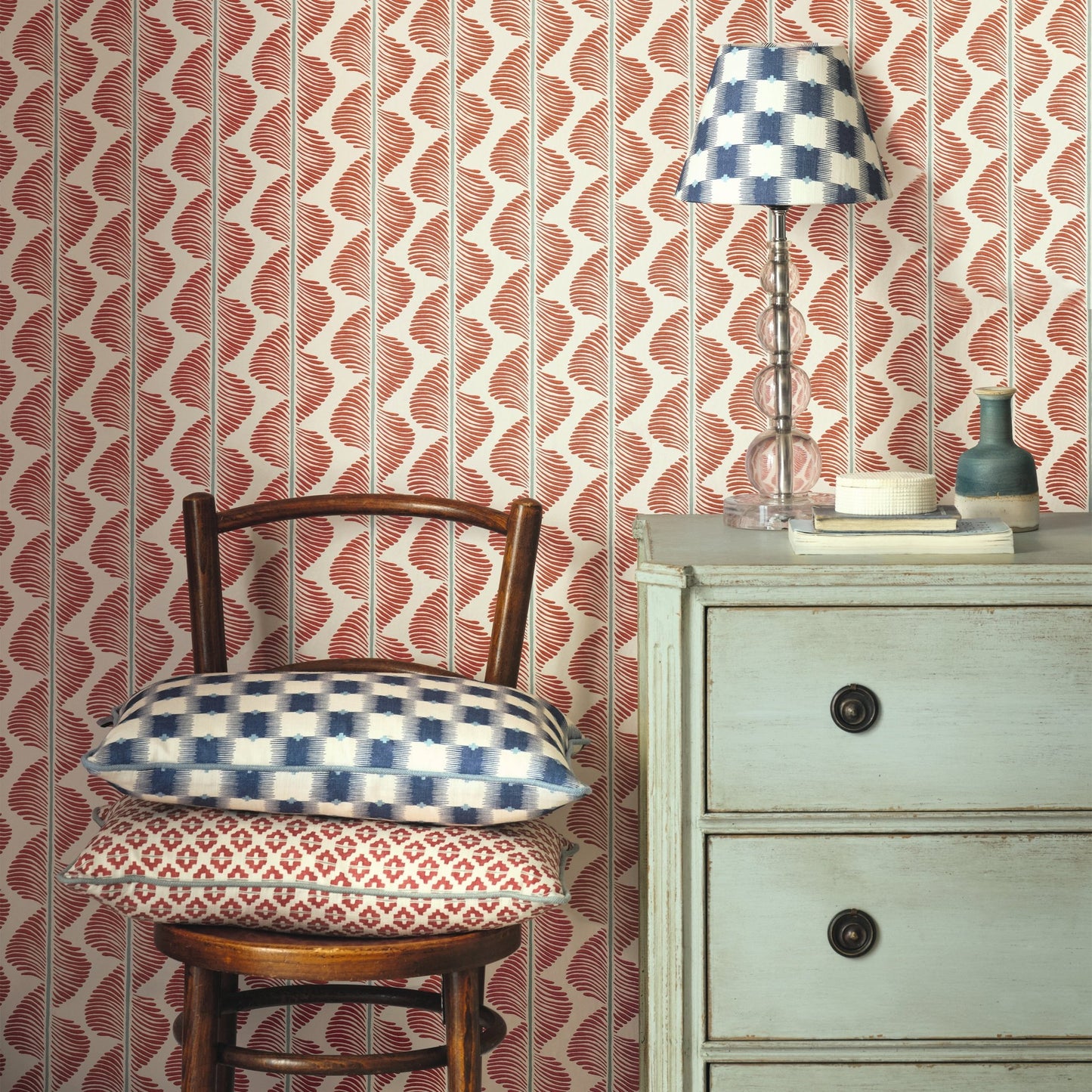Aubin Wallpaper - Pimento - Romo - Aubin - W472/06 - Premier Wallcovering