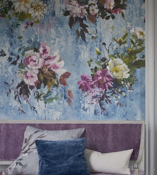 Aubriet Wallpaper - Fuchsia - PDG717/01 - Designers Guild - Premier Wallcovering
