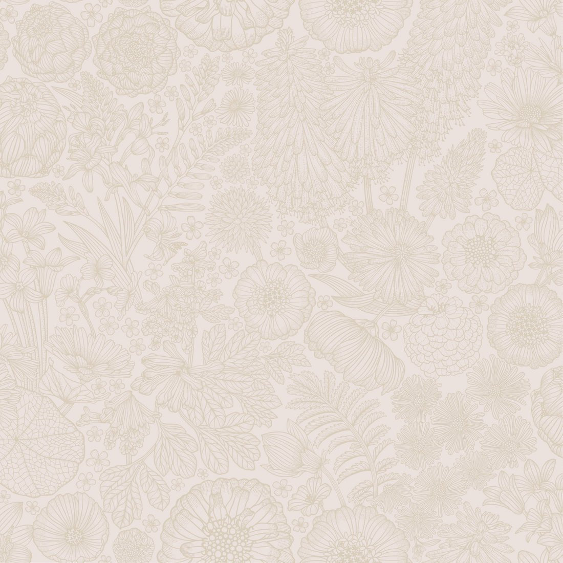 August Wallpaper - Sand - Summer Gray - Premier Wallcovering