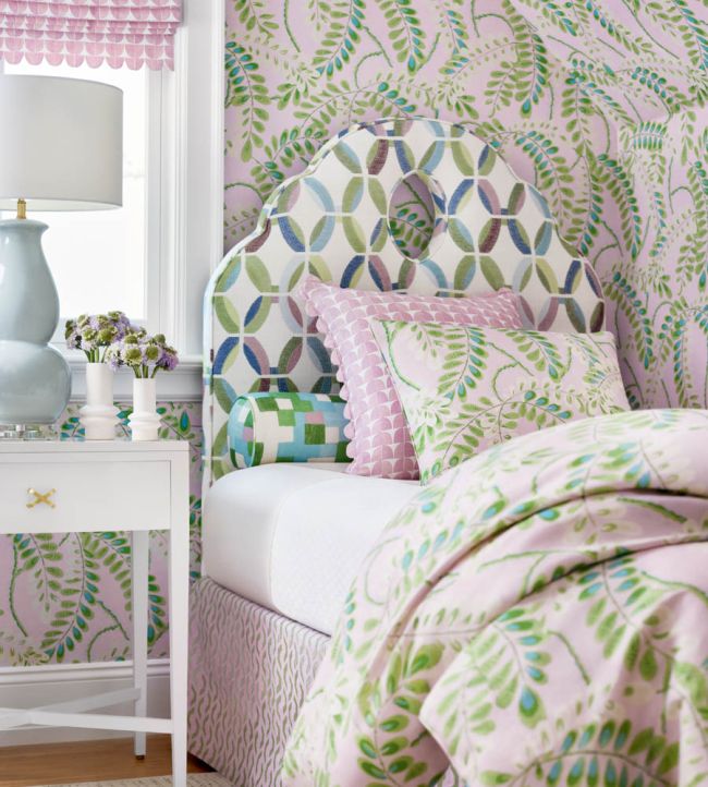 Augusta Wallpaper - Lavender - Thibaut - T45037 - Premier Wallcovering