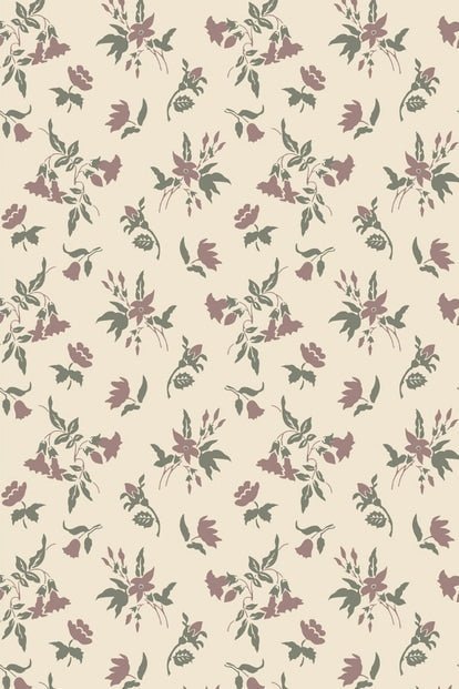 Auguste Wallpaper - Pink - 6502 - Farrow & Ball - Premier Wallcovering