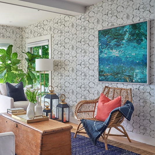 Augustine Wallpaper - Black - A Street Prints - FD26043 - Premier Wallcovering