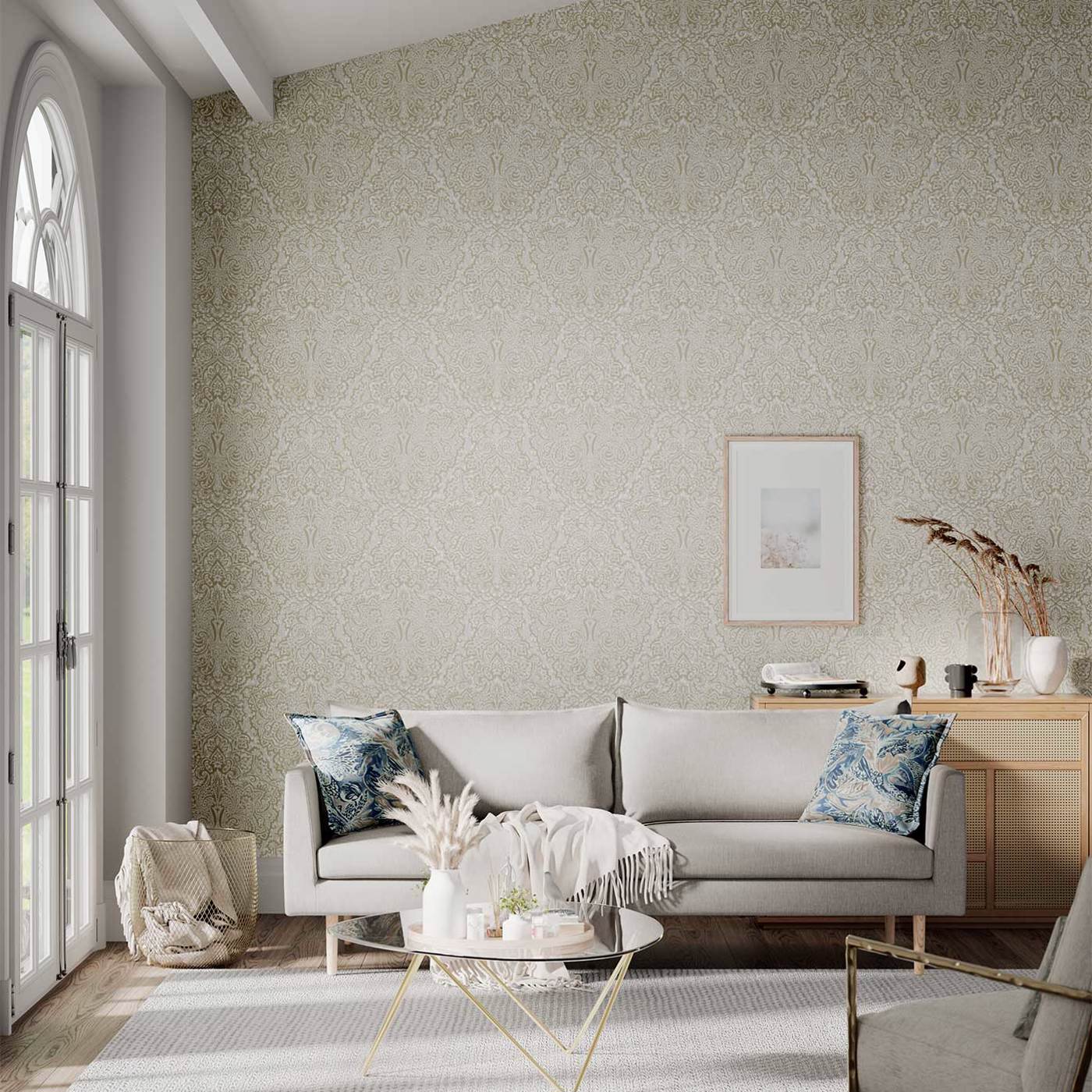 Aurelia Wallpaper - Pebble/Stone - HTEW112612 - Harlequin - Premier Wallcovering