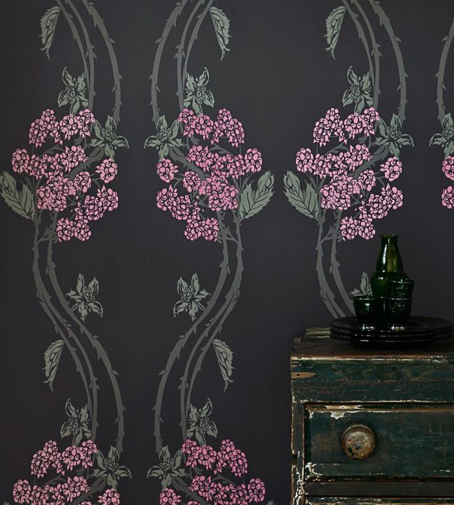 Autumn Berry Wallpaper - Blackberry - BG1100201 - Barneby Gates - Premier Wallcovering