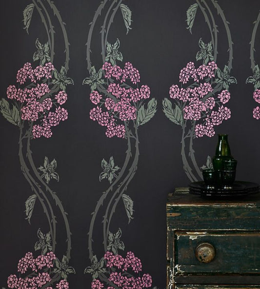 Autumn Berry Wallpaper - Blackberry - BG1100201 - Barneby Gates - Premier Wallcovering